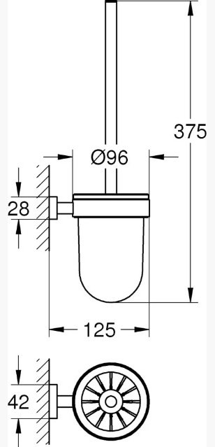 Grohe Essentials Cube 40513001, металл