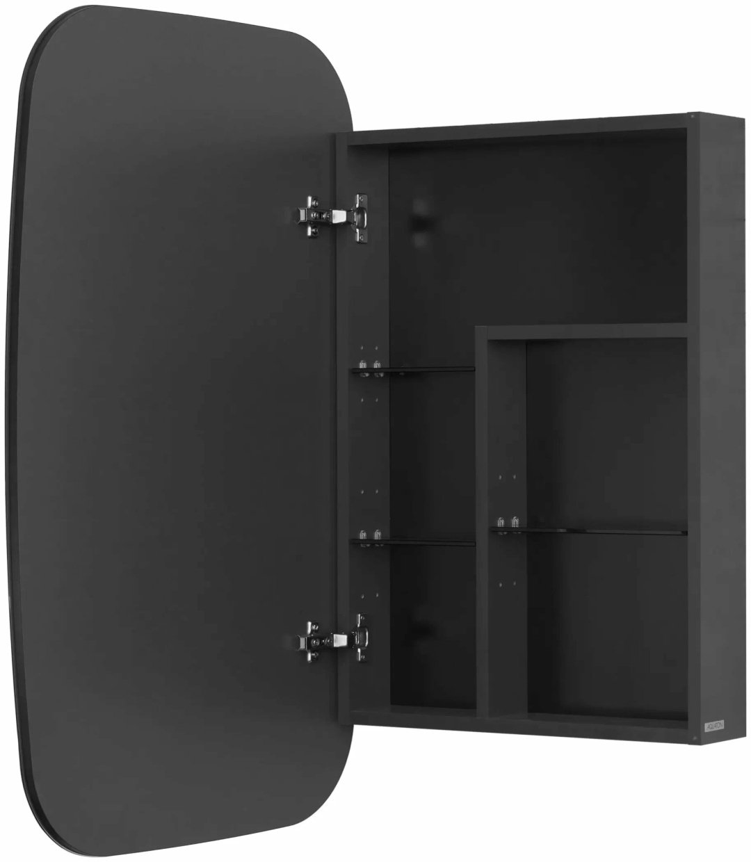 Шкаф навесной Акватон Сохо 60, 60x13x96 см, графит