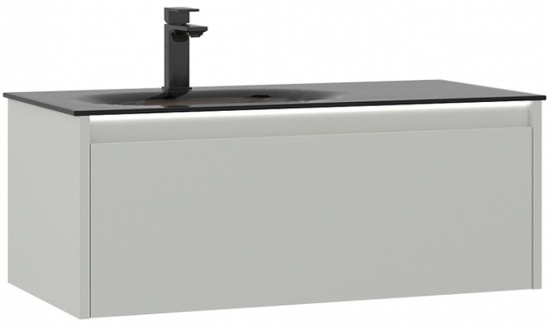 Тумба с раковиной KABINKA.KZ Lisbon 90, 90x35x50 см, белый