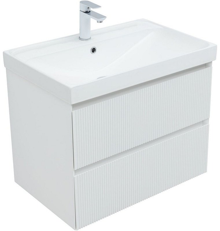 Тумба с раковиной KABINKA.KZ Flash 70 337155, 68.8x52x45.2 см, белый - ForteMarket Тумба с раковиной KABINKA.KZ Flash 70 337155, 68.8x52x45.2 см, белый купить,NaN