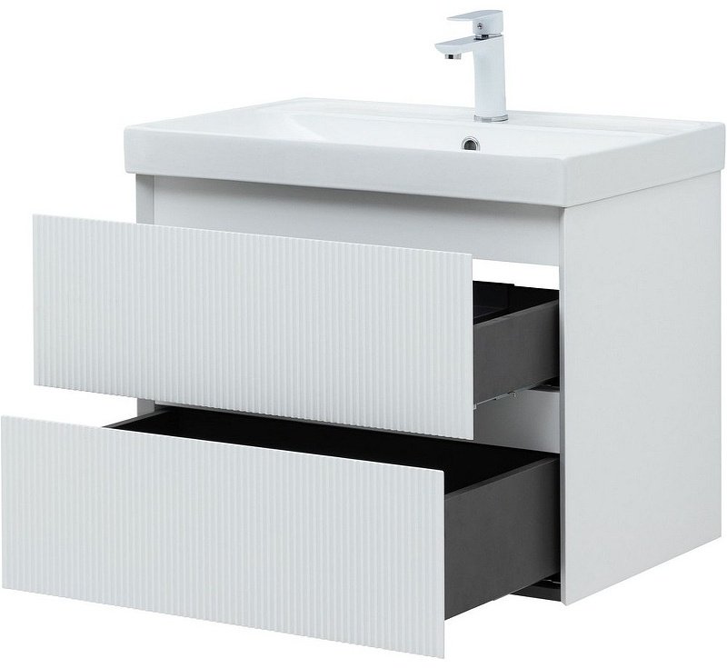 Тумба с раковиной KABINKA.KZ Flash 70 337155, 68.8x52x45.2 см, белый - ForteMarket Тумба с раковиной KABINKA.KZ Flash 70 337155, 68.8x52x45.2 см, белый купить,NaN