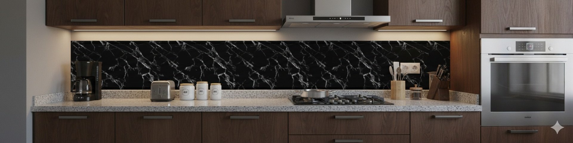 Grace панель Крестола BLACK 600 x 3000 мм, ПВХ