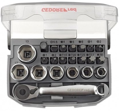 Gedore торцевая головка-бита 1/4 R49005023 23 шт