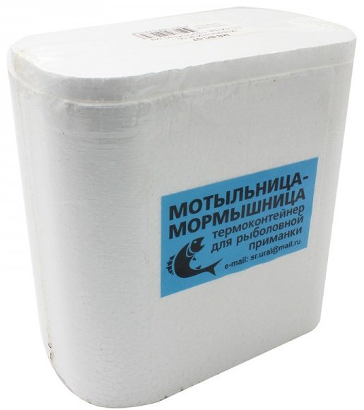 Мотыльница TAIFUN Taifun Мотыльница-мормышница 0,5 литра, 130*70*130 мм белый