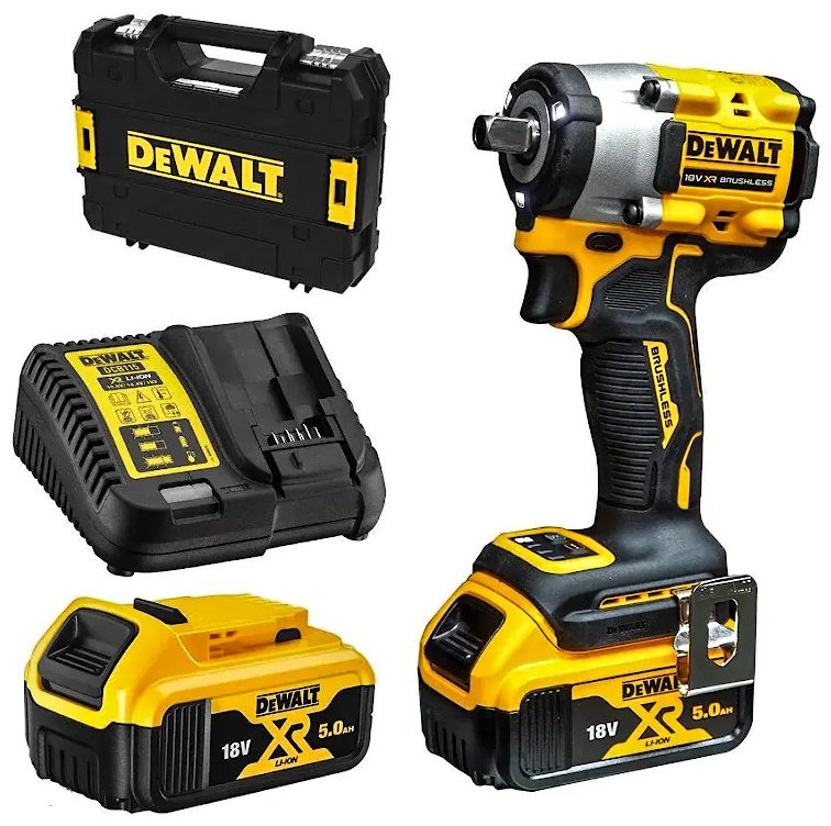 DeWALT гайковерт Аккумуляторный ударный гайковерт DeWalt DCF922P2T-QW 18 В