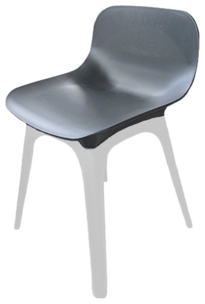 Стул классический Urbio 40-660-1 / 26-052, пластик, 68x45x45, черный купить,23100