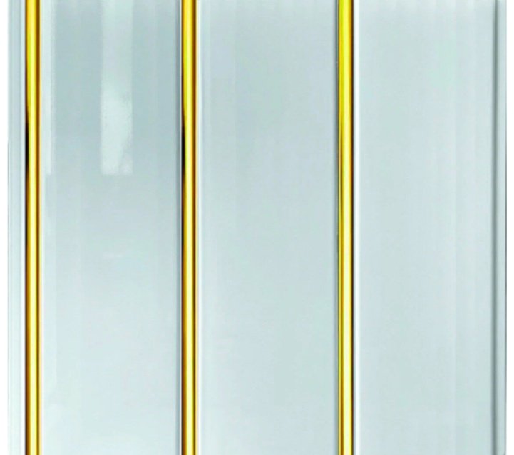 Панель ПВХ STELLA Рremium Gold Line лак 3-х пол 3000*250*9 (10)