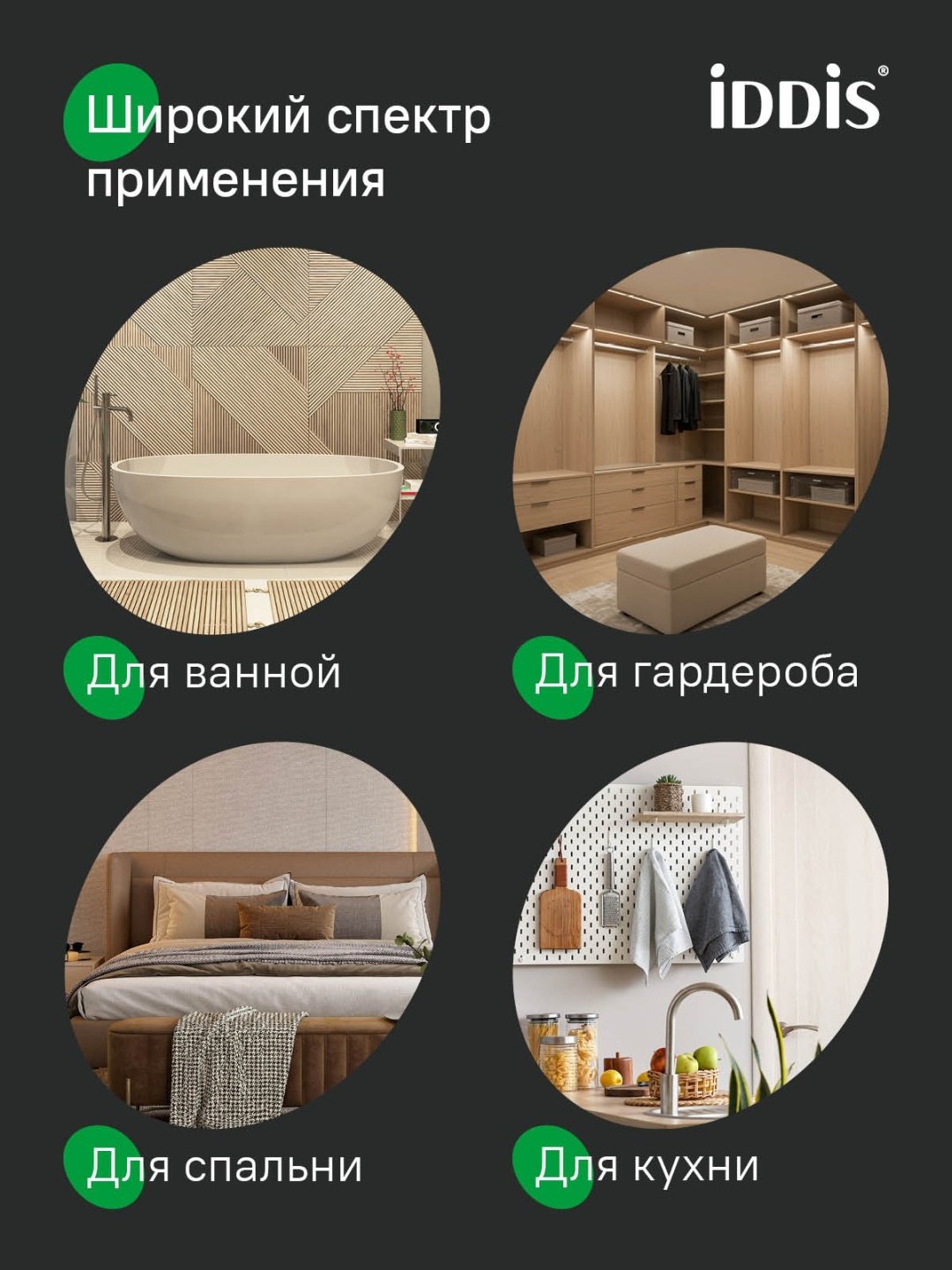 IDDIS набор крючков Petite 2 шт, металл