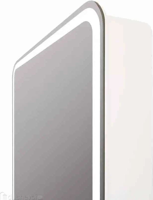 Шкаф зеркальный навесной KABINKA.KZ TA-CBled-EL5580R, 55x15x80 см, белый купить,NaN