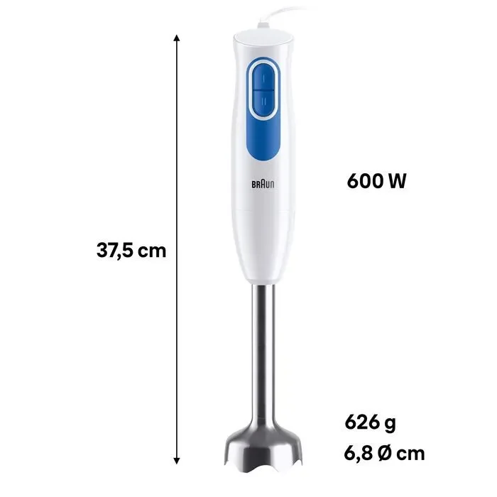 Блендер Braun MQ20236MWH белый купить,0