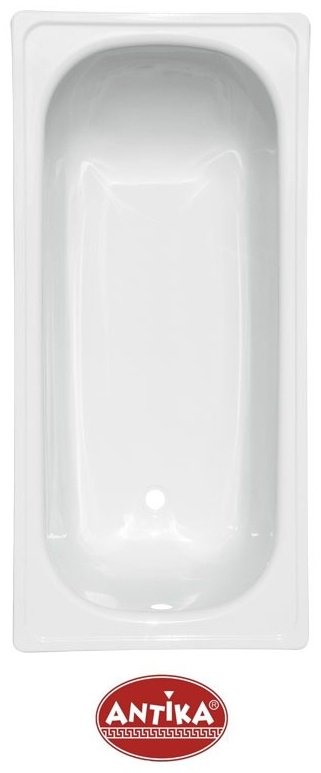 Ванна прямоугольная ANTIKA 1,2 м сталь сифон 1.2x0.7 см, сталь
