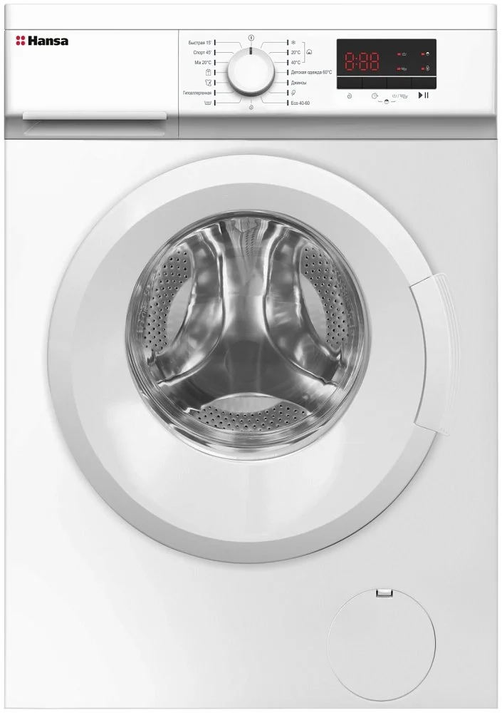 Стиральная машина Hansa WHE7120WL White + Утюг Braun купить,0