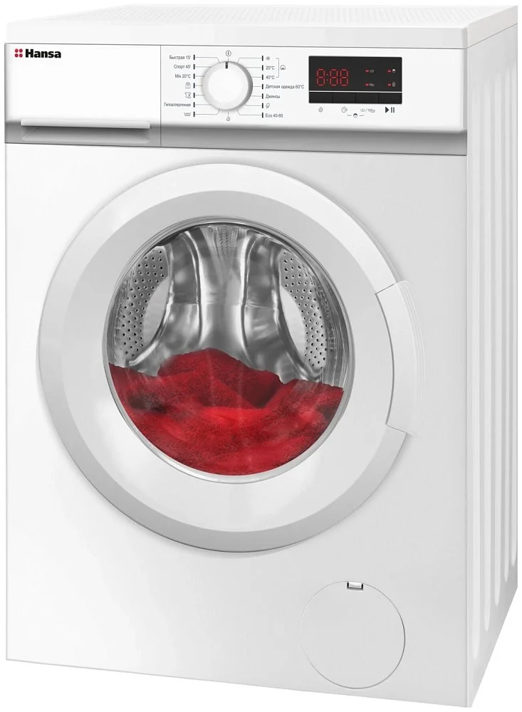 Стиральная машина Hansa WHE7120WL White + Утюг Braun купить,0