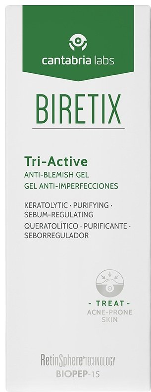 Cantabria Labs гель Biretix Tri-Active Anti-Blemish для лица 50 мл купить,NaN