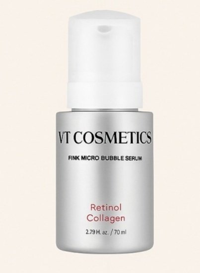 VT Cosmetics сыворотка Retinol Collagen Pink Micro Bubble для лица 70 мл купить,NaN