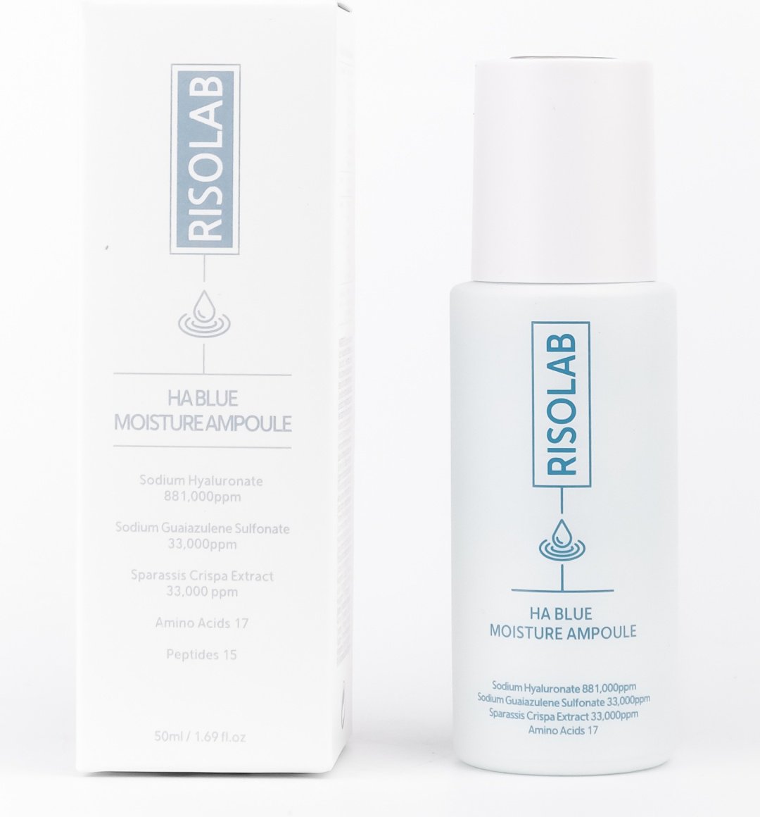 Risolab сыворотка Ha Blue Moisture Ampoule для лица 50 мл купить,NaN