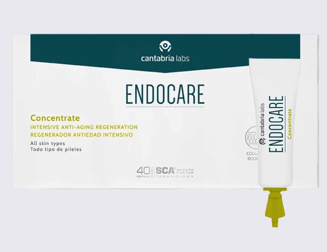 Cantabria Labs ампульная сыворотка Endocare Concentrate для зоны декольте, для лица 7 шт по 1 мл купить,NaN