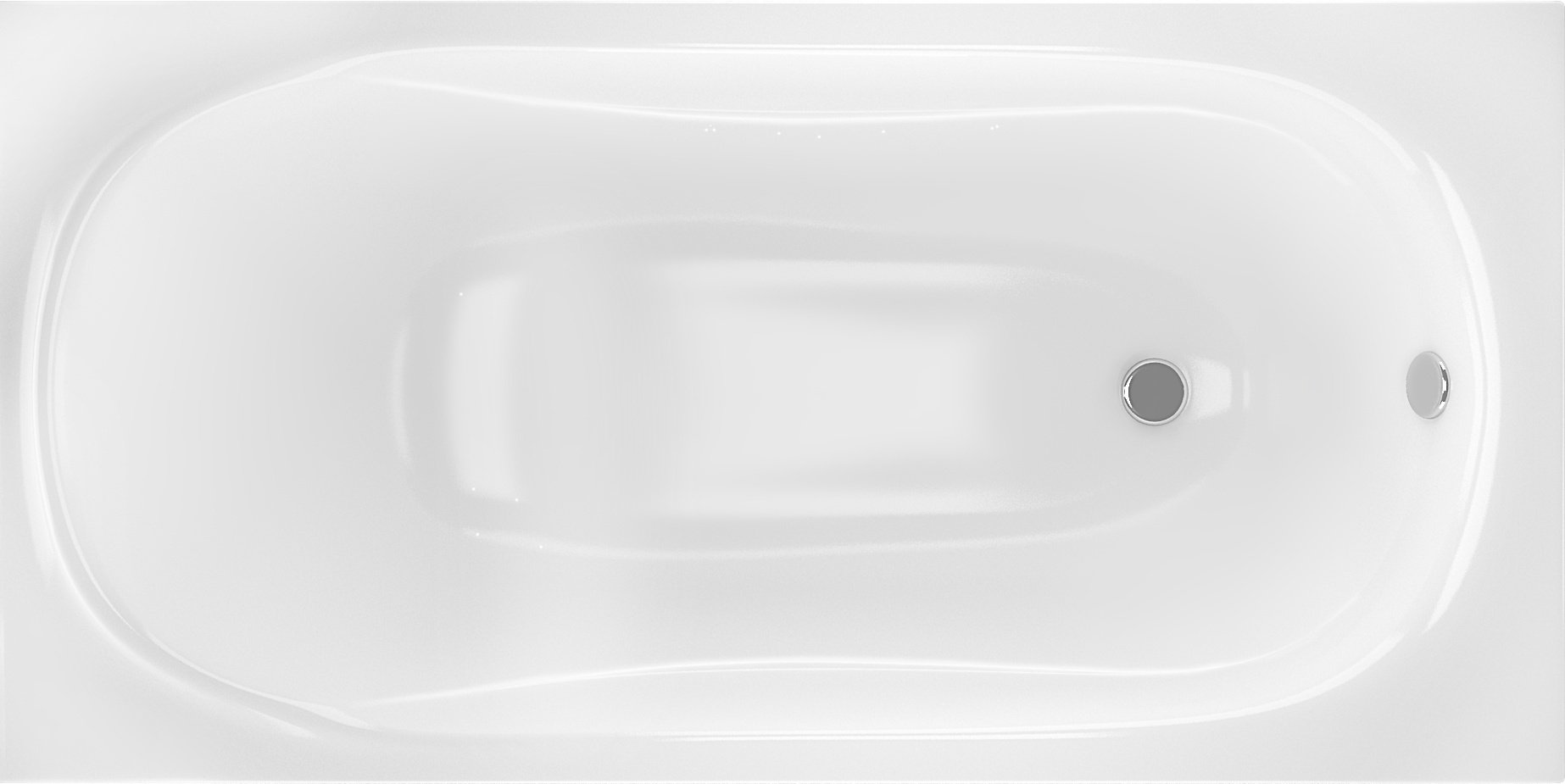 Ванна акриловая KABINKA.KZ ECO Classic с ножками, 170x70 см