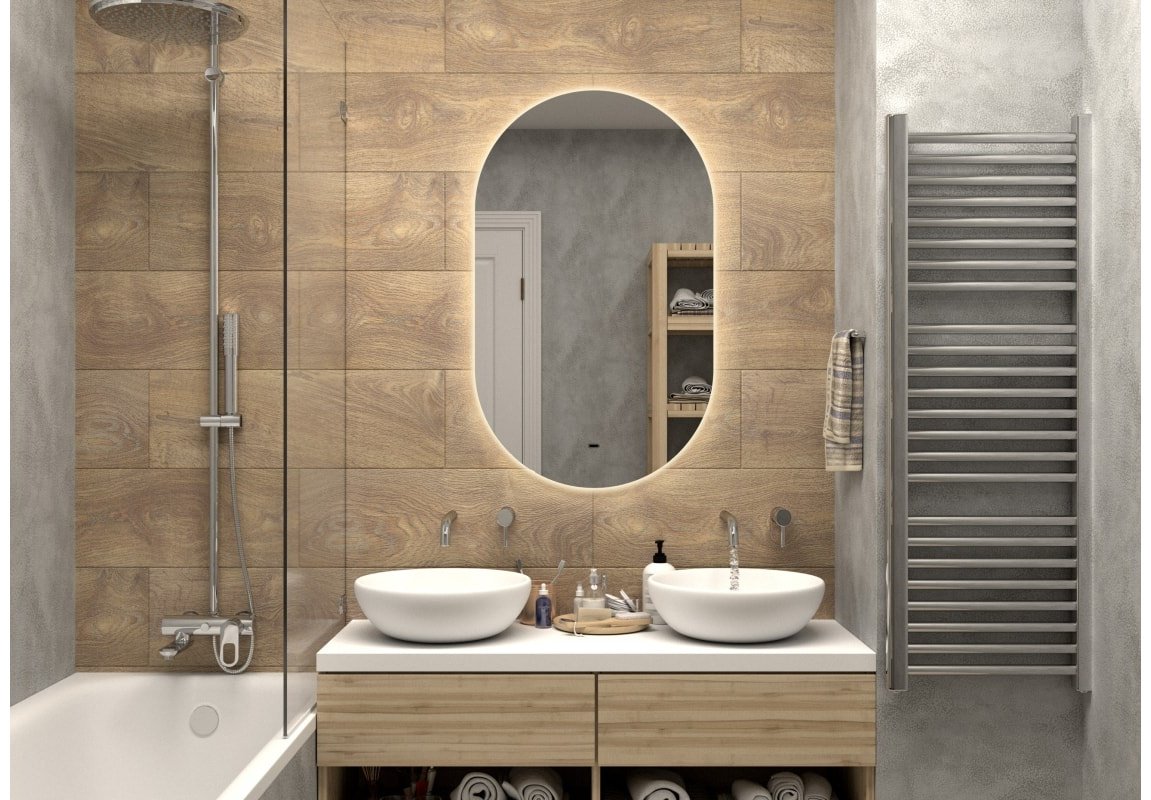 Зеркало настенное Континент 60x100 см купить,92102