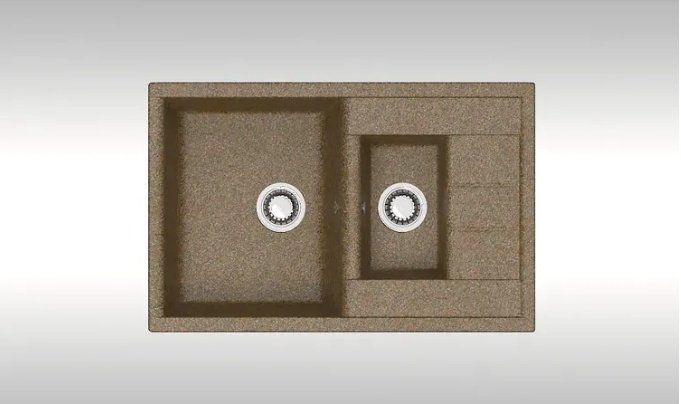 Кухонная мойка Marrbaxx 210/Q9 50х75х22 см, искусственный камень, тон терракота купить,59701