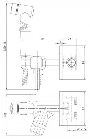 Lemark гигиенический душ SOLO LM7165GM купить,NaN