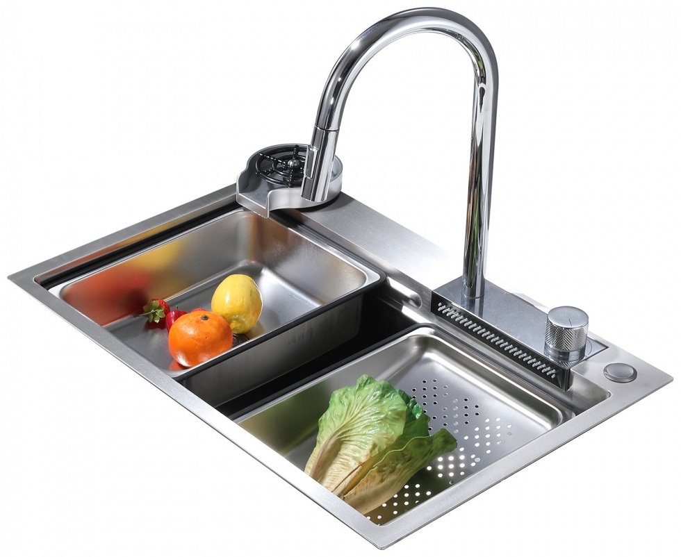 Кухонная мойка Abber Wasser Kreis AF2194 68х46х23 см, нержавеющая сталь, тон серебристый купить,180180