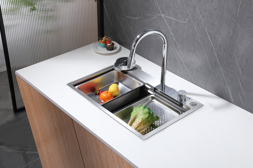 Кухонная мойка Abber Wasser Kreis AF2194 68х46х23 см, нержавеющая сталь, тон серебристый купить,180180