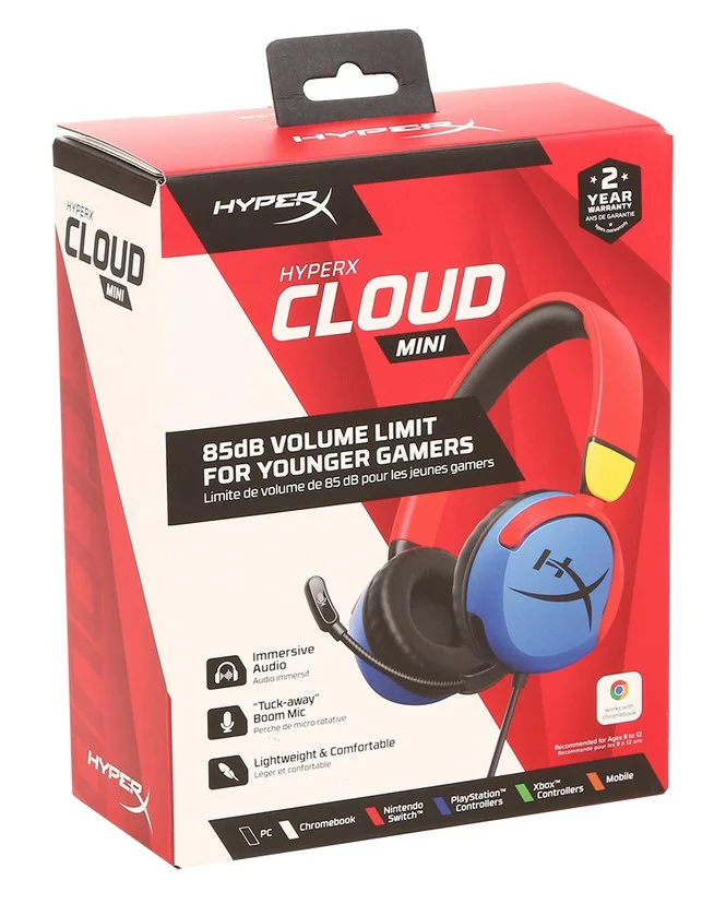 Наушники HyperX Cloud Mini Blue-Red