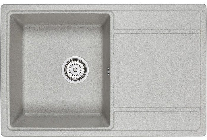 Кухонная мойка GRANULA 7804 78х50х22 см, кварцевый песок, тон базальт купить,279800