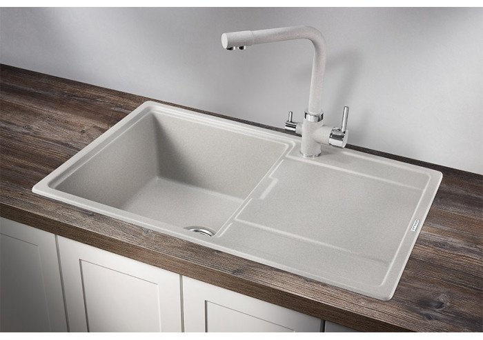 Кухонная мойка GRANULA 7804 78х50х22 см, кварцевый песок, тон базальт купить,279800