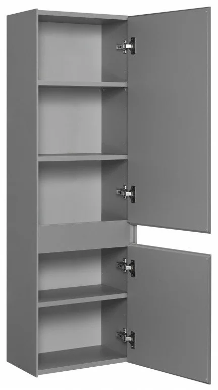 Шкаф-колонна Kabinka.kz Форест 1A278603FR4D0 40х25х125см туманный серый купить,NaN