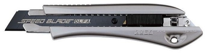 Канцелярский нож OLFA OL-LTD-AL-LFB серый