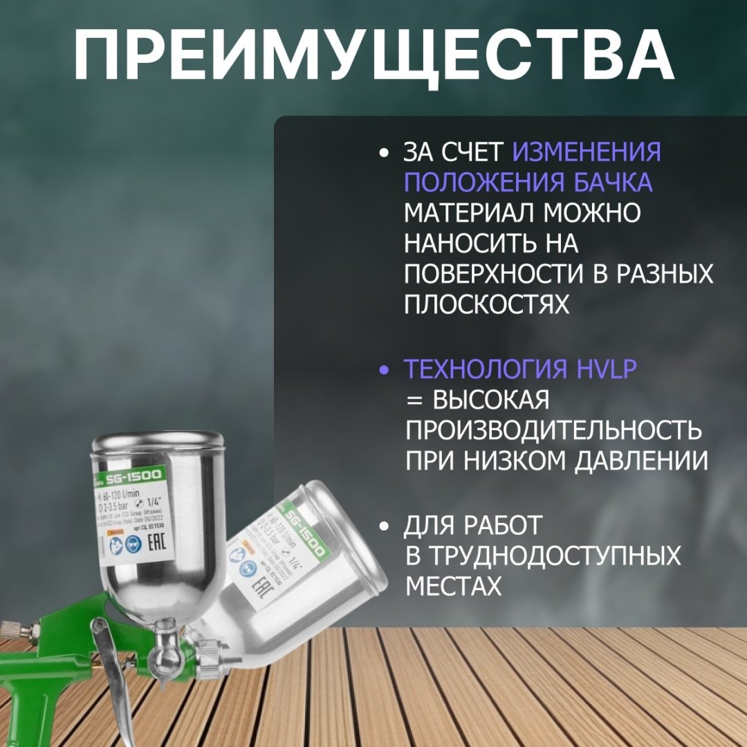 Краскопульт ECO EC1530-10