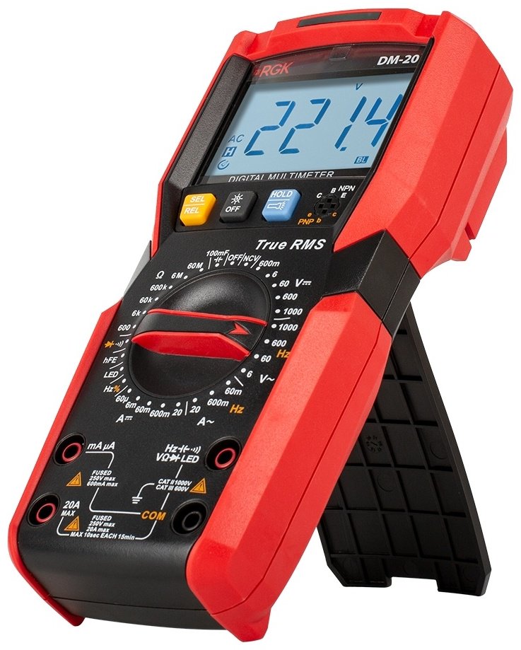 RGK мультиметр DM-20 776455, цифровой