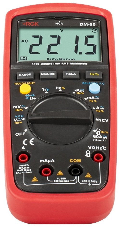RGK мультиметр DM-30, цифровой
