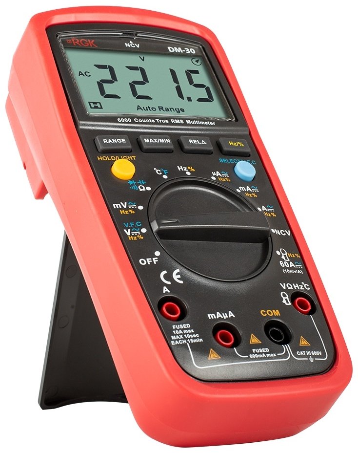 RGK мультиметр DM-30, цифровой