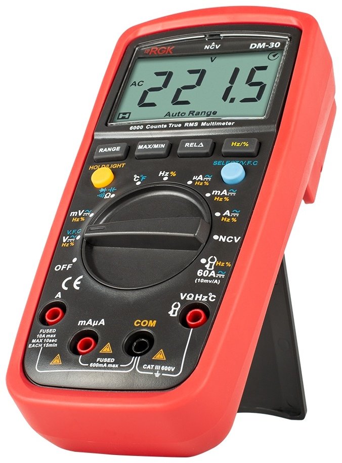 RGK мультиметр DM-30, цифровой
