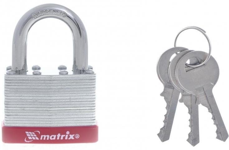 Замок навесной, английский Matrix 91808, 65х65 мм