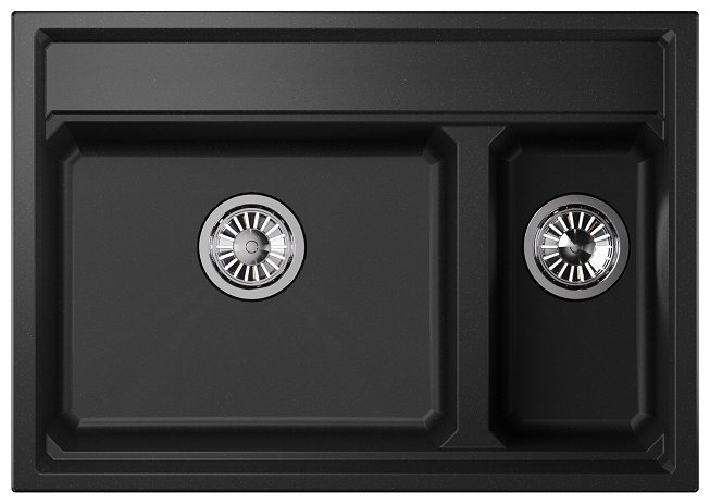 Кухонная мойка GRANULA KS-7302 73х51х23 см, кварцевый песок, тон турмалин