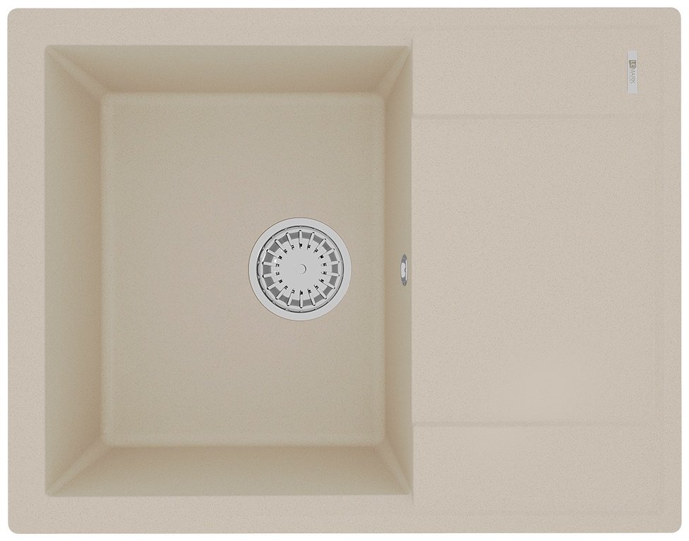 Кухонная мойка Lemark Imandra 640 65х50х18 см, искусственный камень, тон бежевый купить,NaN