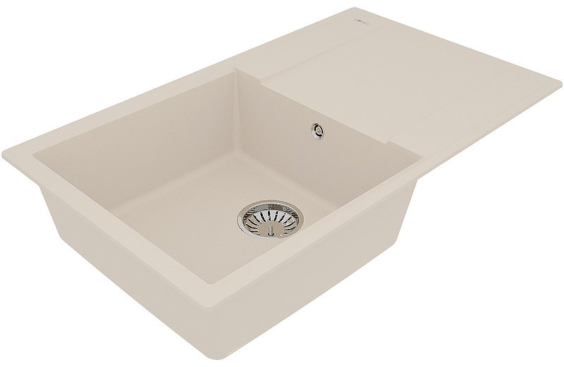 Кухонная мойка Lemark Imandra 840 84х50х20 см, искусственный гранит, тон шампань купить,109830