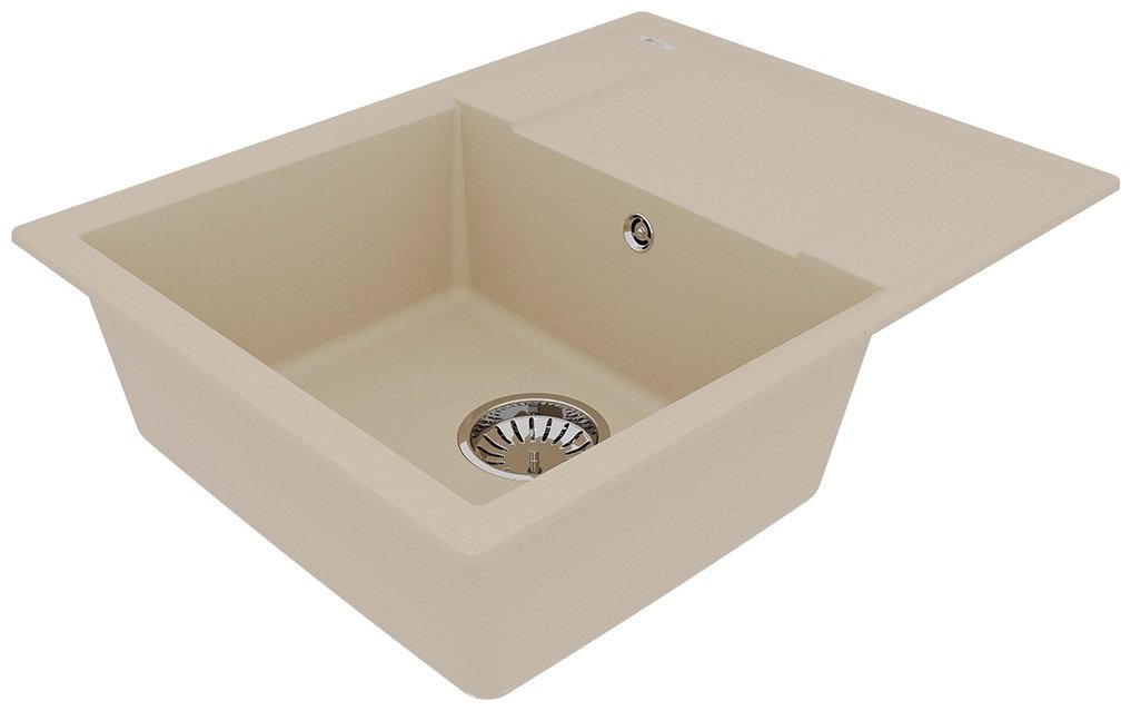 Кухонная мойка Lemark Imandra 640 65х50х18 см, искусственный камень, тон бежевый купить,NaN