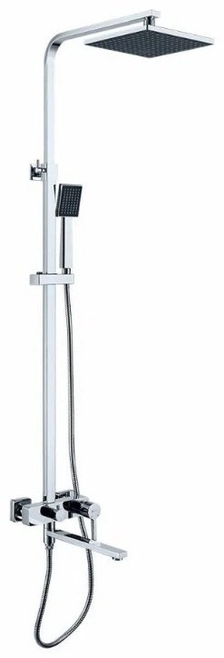 Смеситель для ванны с душем Lemark LM7004CS, двухзахватный купить,NaN