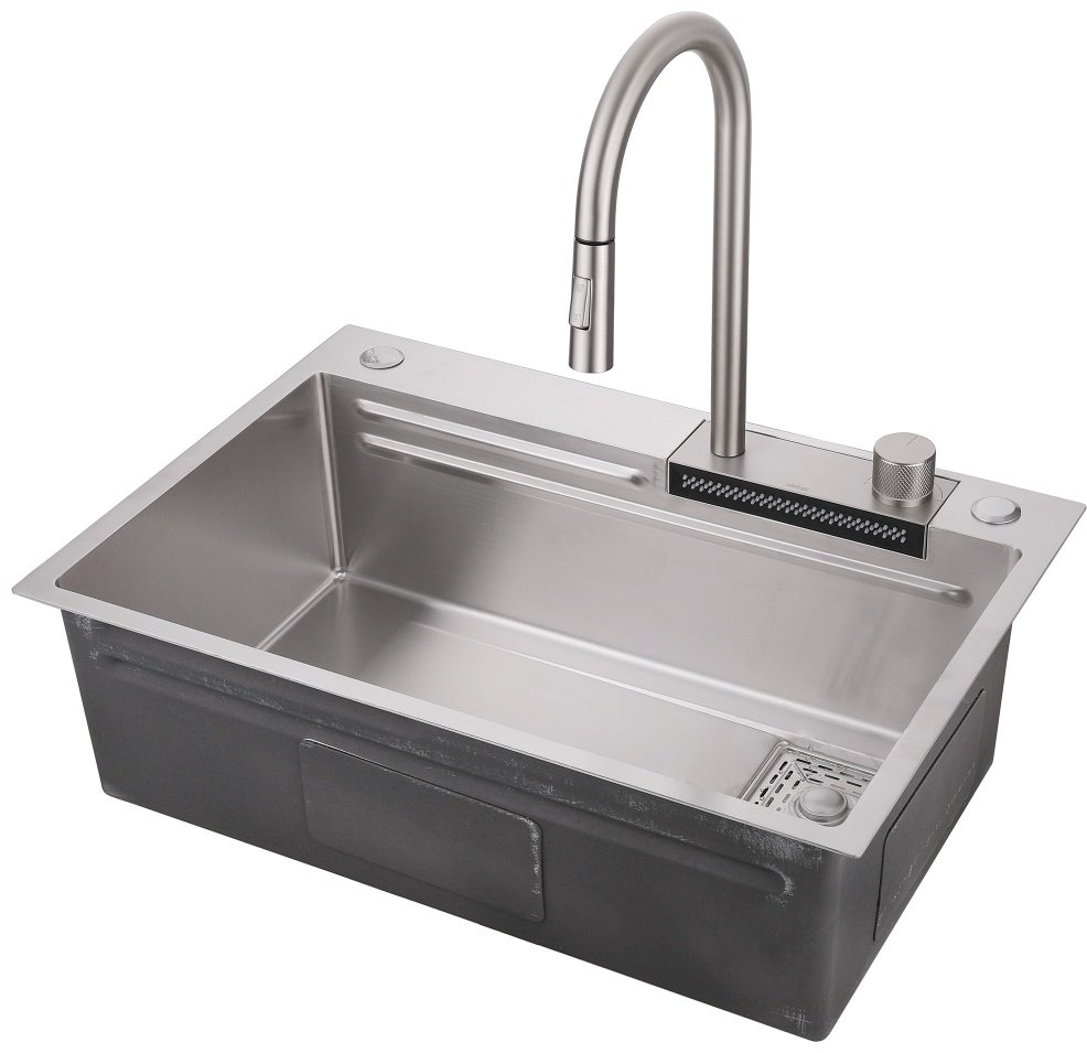 Кухонная мойка Abber Wasser Kreis AF2194SP 68х46х22.5 см, нержавеющая сталь, тон сатин купить,295400