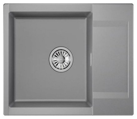 Кухонная мойка GRANULA 6202 62х50х20 см, кварцевый песок, тон серый