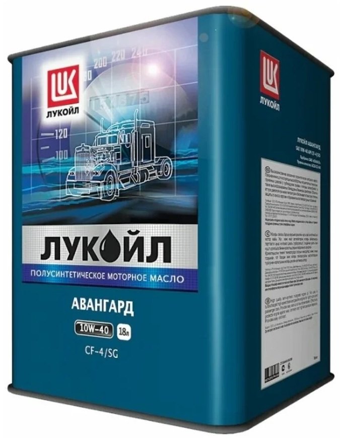 Моторное масло Полусинтетическое ЛУКОЙЛ Авангард 10W-40 18 л купить,NaN
