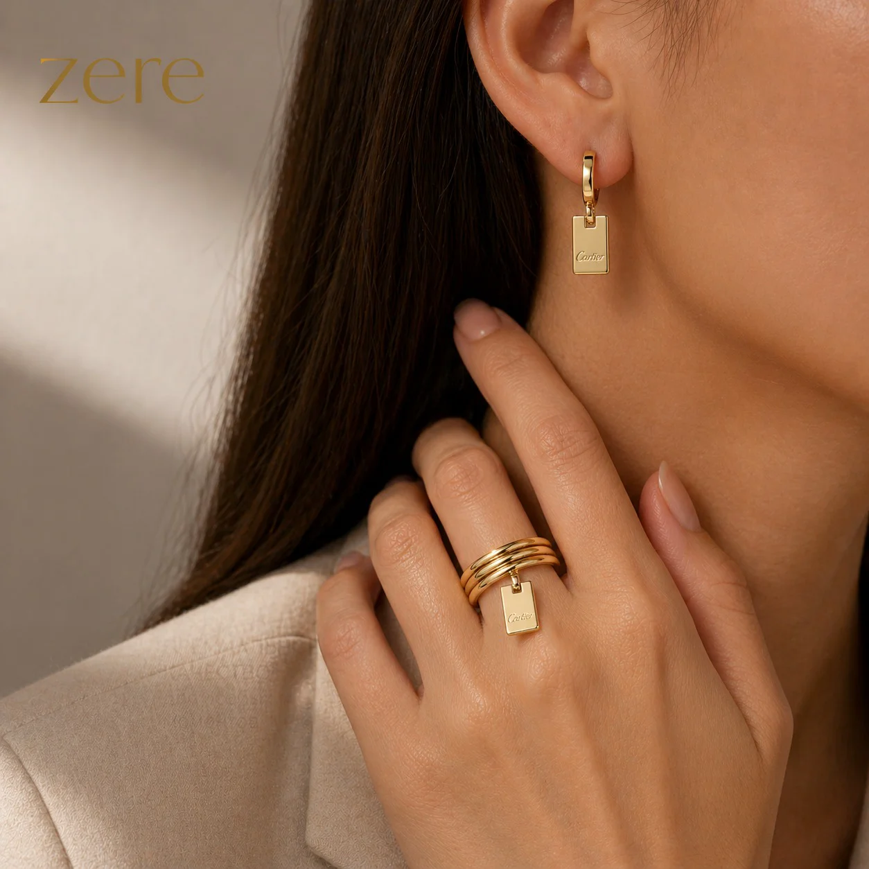 Комплект Zere ZR300404 золото 8.38гр 18р купить,703600