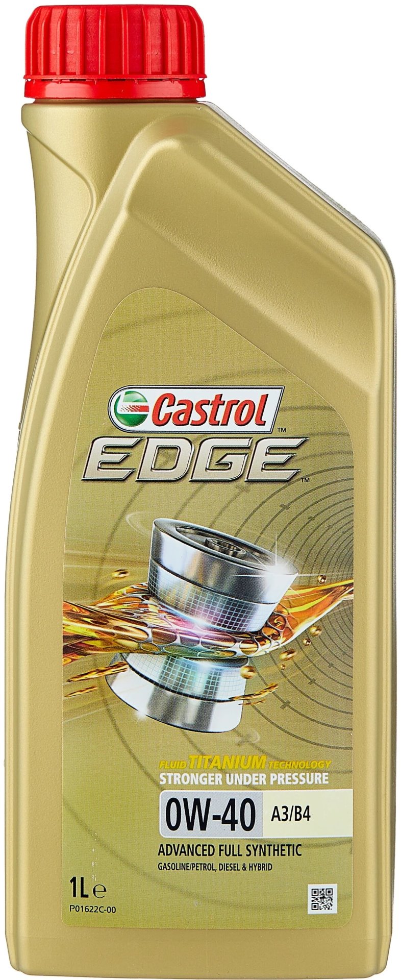 Моторное масло Синтетическое Castrol EDGE 0W-40 1 л купить,15300