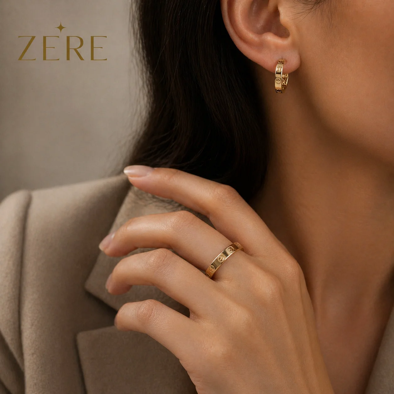 Комплект Zere ZR300410 золото 6.18гр 17р купить,516600