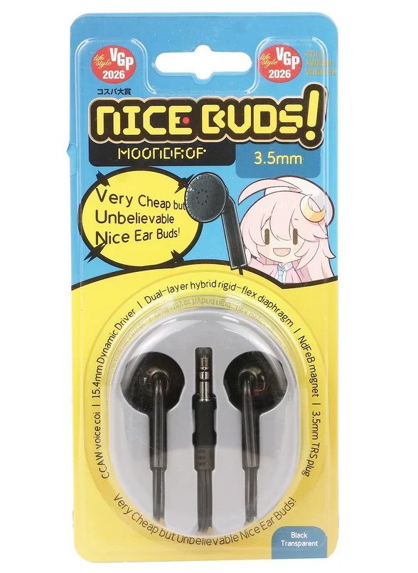 Наушники Moondrop Nice Buds Transparent Black